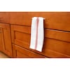 Monarch Herringbone Tea Towels  Red Stripe , 12PK SC-HTRD-24